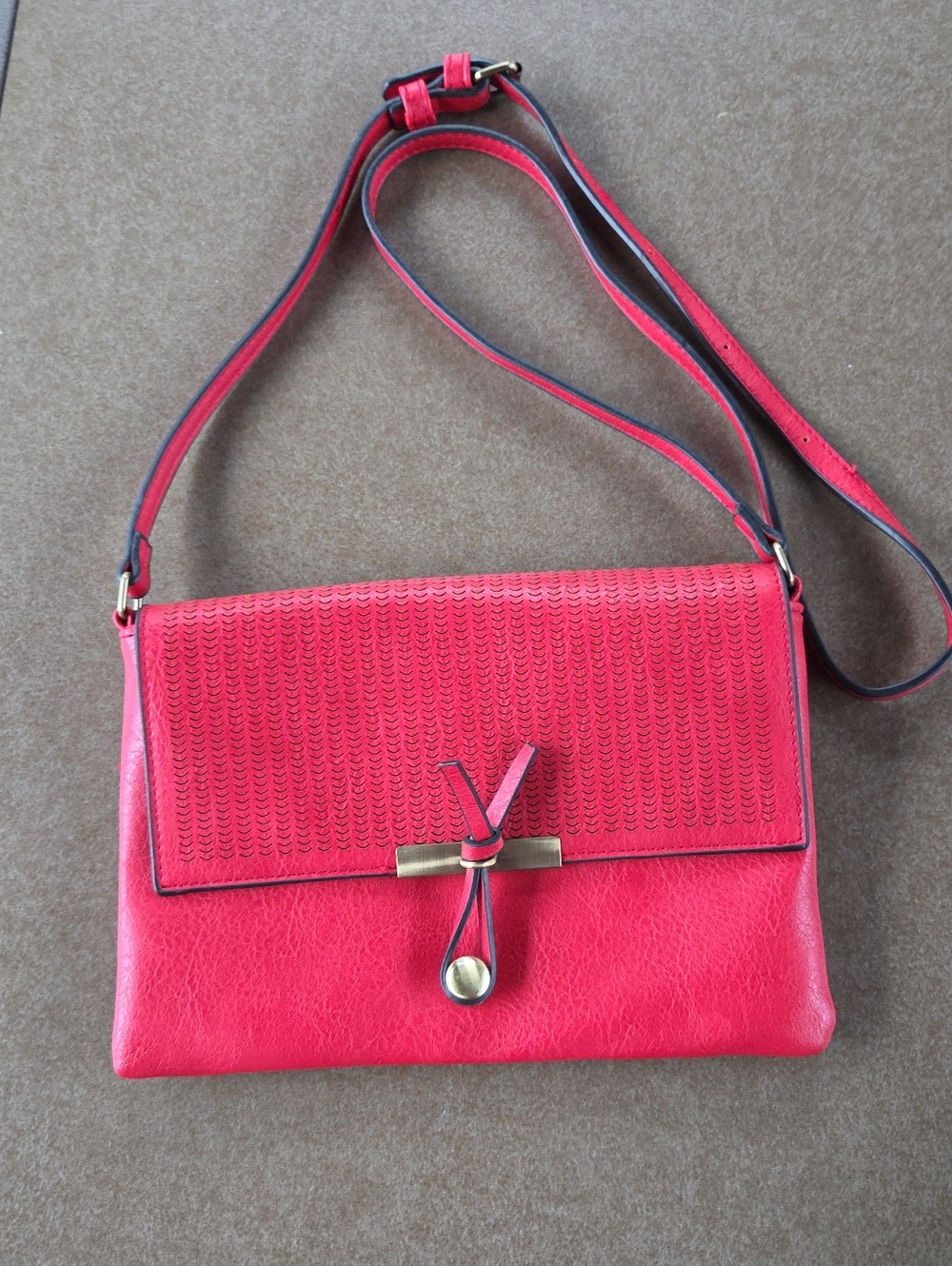 Red Women's Crossbody Shoulder Bag